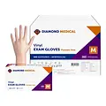 Diamond Medical Vinyl handschoenen poedervrij 1x100stuks