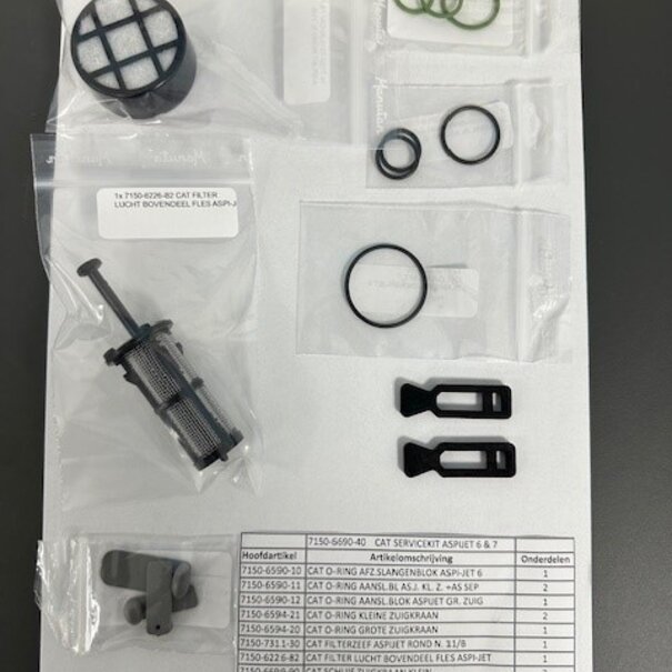 Cattani onderhoudskit- Aspijet 6/7