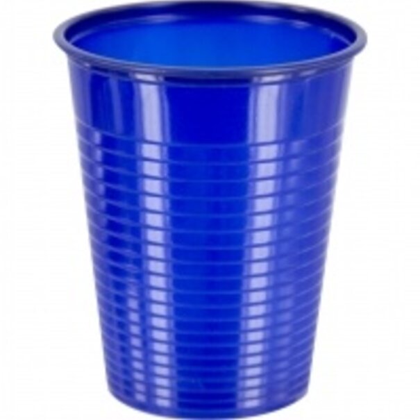 Plastic bekers Donkerblauw 180 ml -3000 Stuks