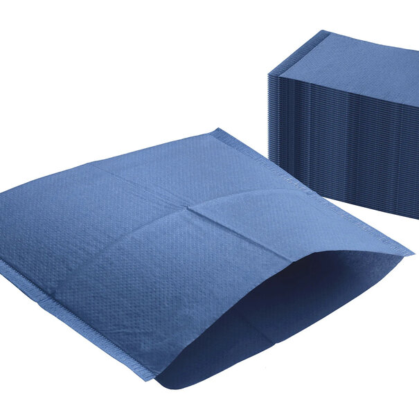 Hoofdsteunzakken gevouwen 25x33 cm Donkerblauw 500 st