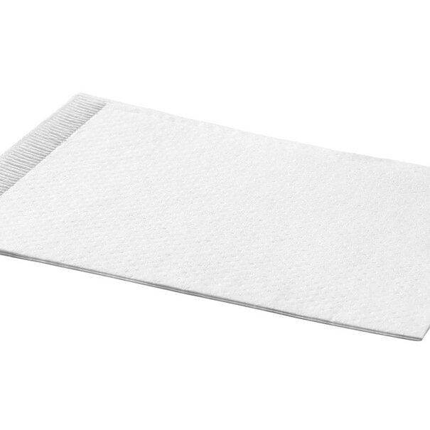 Hoofdsteunzakken gevouwen 25x25 cm Wit 500 st