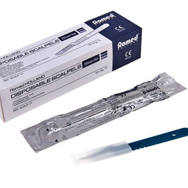 Scalpel met handvat nr 11  STERIEL- 10 stuks