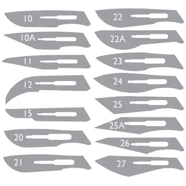 Romed Scalpel met handvat nr 10  STERIEL- 10 stuks