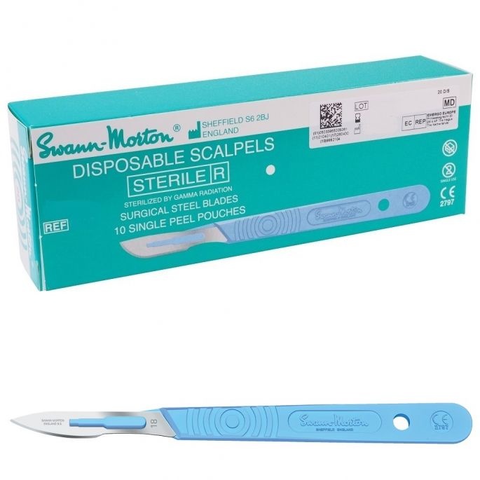 Swann Morton wegwerpscalpels