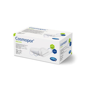 Cosmopor Silicone 7,2x5cm wondverband steriel  50 stuks