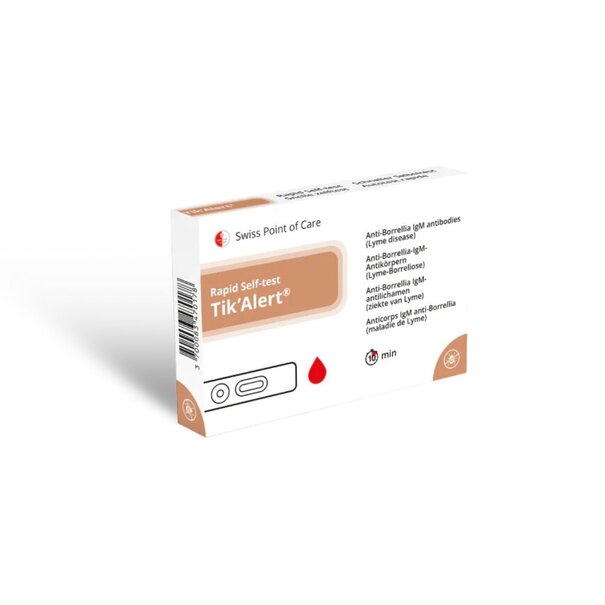 Swiss Point of Care Tik’Alert (ziekte van Lyme) zelftest