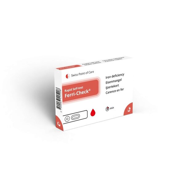 Swiss Point of Care Ferri-Check ijzertekort zelftest