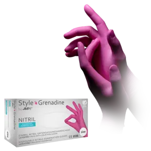 Nitril handschoenen roze kopen 10x100 stuks