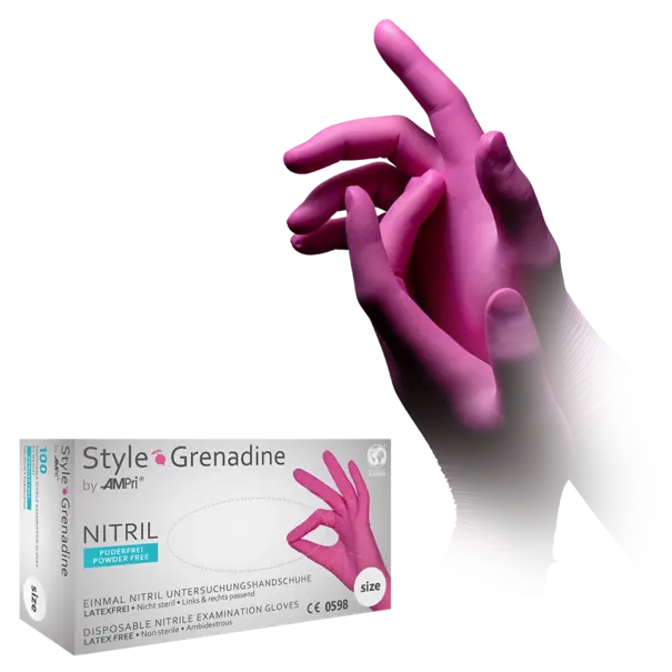 Ampri Gmbh Nitril handschoenen roze kopen 10x100 stuks