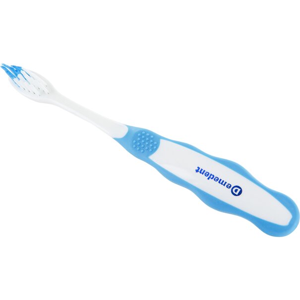 Demedent Tandenborstel soft 3-6 jaar 12 stuks 3x blauw/3xgroen/3xpaars/3xroze