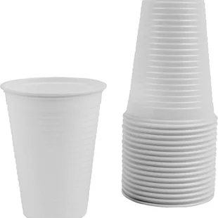 Plastic Koffie bekers Wit 180 ml -3000 Stuks