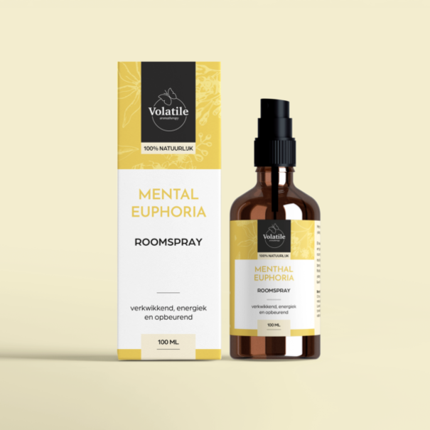 Volatile Roomspray Mental euphoria  100ml - 100% Natuurlijk
