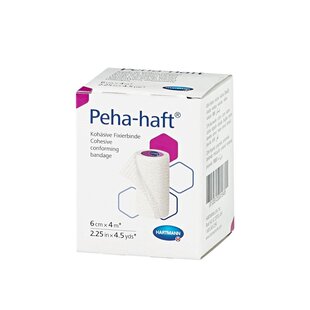 Peha-haft fixatiezwachtel 6cm x 4m (latexvrij)