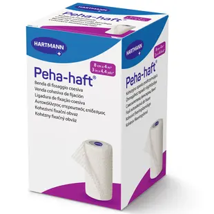 Peha-haft fixatiezwachtel 8cm x 4m (latexvrij)