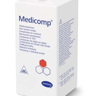 Gaasjes 5x5 cm 4 laags 100 stuks Medicomp