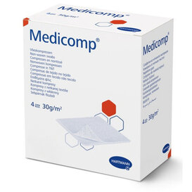 Steriele gaasjes 10 x 20 cm  4-laags 50 stuks Medicomp