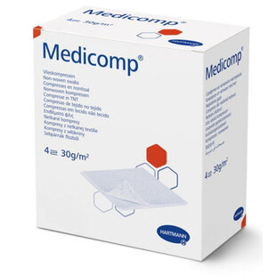 Steriele gaasjes 10 x 20 cm  4-laags 50 stuks Medicomp