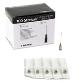 Injectienaalden Nr. 12 /0,70 x 30 mm, Zwart100 stuks