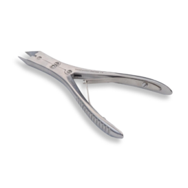 Nageltang voor pedicures - dubbel scharnier en rechte bek - 15 cm