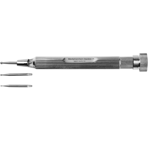 Medipharchem Nagelboor met 3 boortjes - handmodel