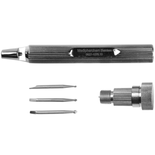 Nagelboor met 3 boortjes - handmodel