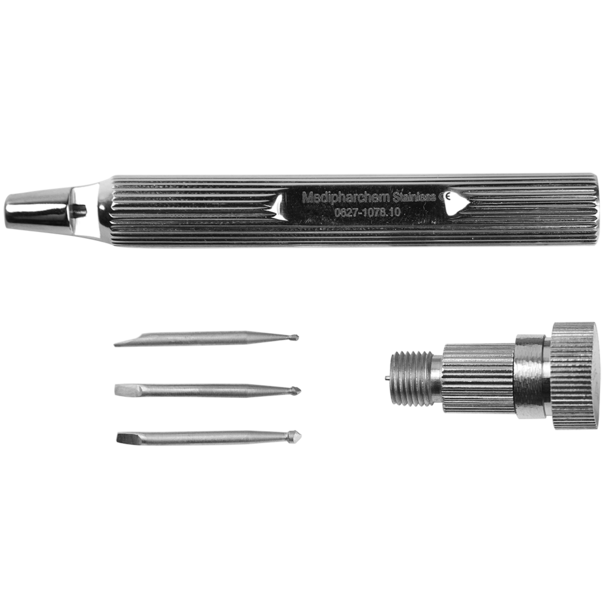 Medipharchem Nagelboor met 3 boortjes - handmodel