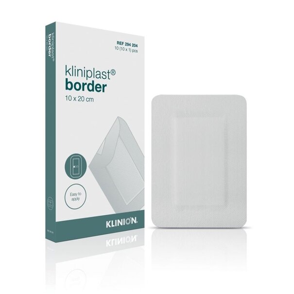 Kliniplast Klinion Kliniplast Eilandpleister steriel 10x20 cm - 10 stuks