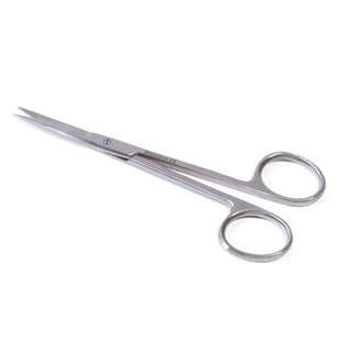 Chirurgische schaar 14 cm recht  spits/spits  RVS