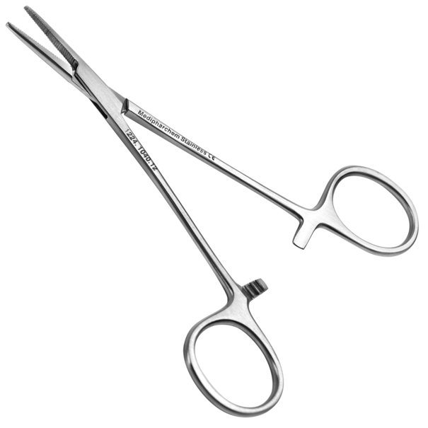 Medipharchem Arterieklem Mosquito 12 cm – Rechte Bek