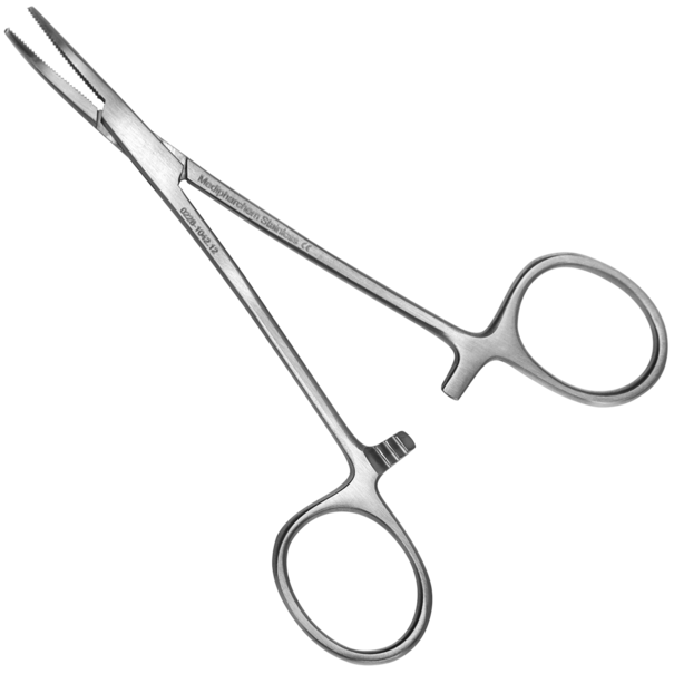 Medipharchem Arterieklem Mosquito 12 cm – Gebogen Bek