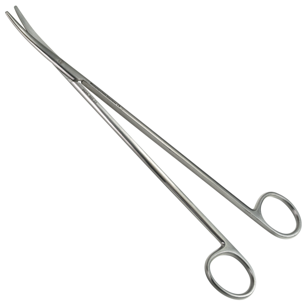 Medipharchem Prepareerschaar Metzenbaum 23 cm gebogen rvs