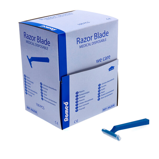 Romed Wegwerp Scheermesjes 100 stuks kopen