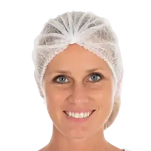 Haarnetjes wit  (1000st)