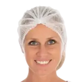 Haarnetjes wit (100st)