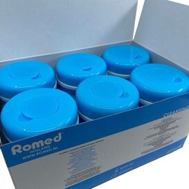 Romed Hygiënische Reinigingsdoekjes – 6 Dispensers (110 st. per dispenser) – 80% Ethanoly