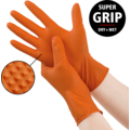 Diamond Medical Nitril handschoenen Grip Oranje 10x50stuks