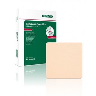 Kliniderm Foam Silicone Lite Schuimverband  15x15 cm