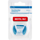 Flosdraad waxed mint 100 meter