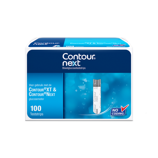 Ascensia Contour Next teststrips 100 stuks