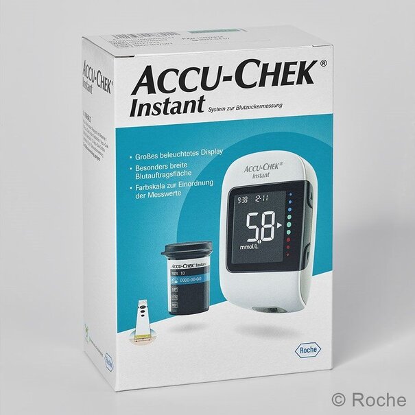 Roche  Accu-Chek Instant Bloedglucosemeter + 100 strips