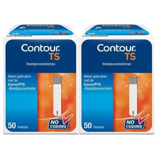 Contour TS teststrips 2 x 50 stuks