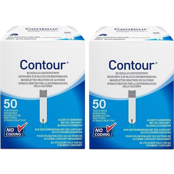 Ascensia Contour teststrips 2x50 stuks