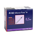 Becton Dickinson BD Microfine insulinespuit 0,5ml + naald 0,30x8mm U100
