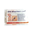 Becton Dickinson BD Microfine insulinespuit 0,3ml + naald 0,30x8mm U100