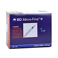 Becton Dickinson BD Microfine insulinespuit 1ml + naald 0,33x12,7mm U100