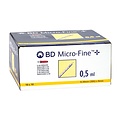 Becton Dickinson BD Microfine insulinespuit 0,5ml + naald 0,30x8mm U40