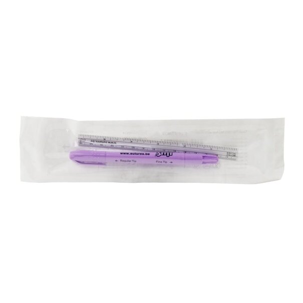 Steriele huidmarker met liniaal