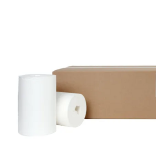 Papierrollen eenlaags mini zonder koker (wit - 12 rollen)