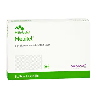 Mepitel Siliconen Wondcontactlaag 5×7 cm – 5 stuks