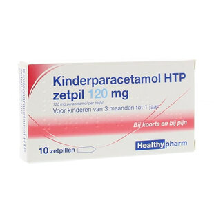 Kinderparacetamol 120 mg zetpil – 10 Tabletten